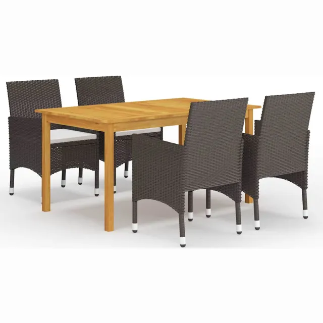 vidaXL 5-delige Tuinset bruin, foto 2