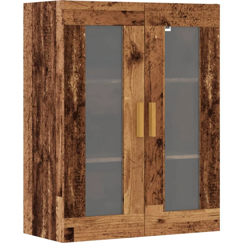 vidaXL Bovenkast 69,5x34x90 cm oud houtkleurig bruin, foto 3