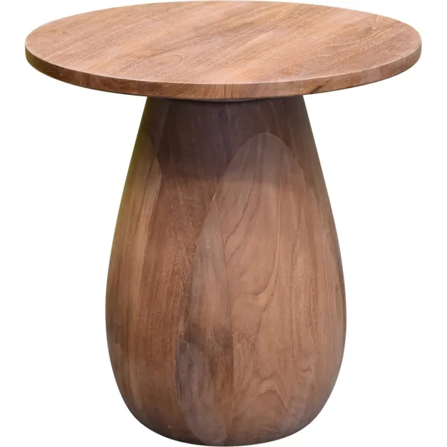 AVH-Collectie Madagascar bijzettafel 35x35xH40 cm Bruin / Terre