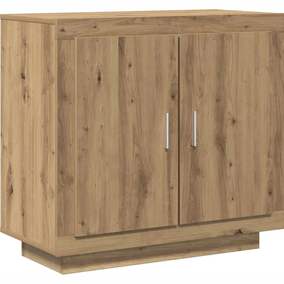 vidaXL Dressoir 80x40x75 cm bewerkt hout artisanaal eikenkleur, foto 3