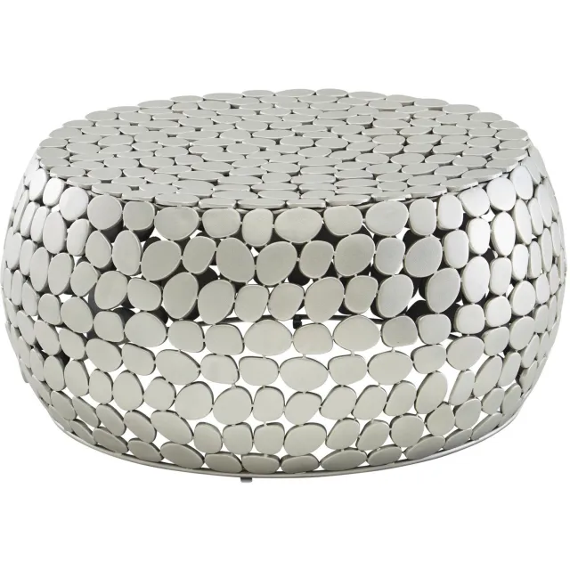 Cosmo Casa Ronde salontafel - Zilver - 66 x 66 x 32 cm