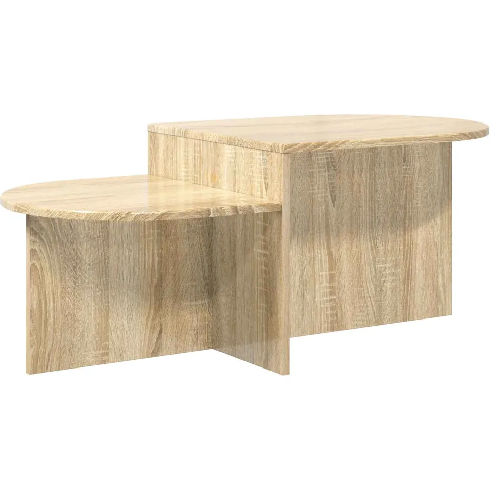 vidaXL Salontafel Sonoma Eiken 100 x 50 x 40 cm Bewerkt hout, foto 3