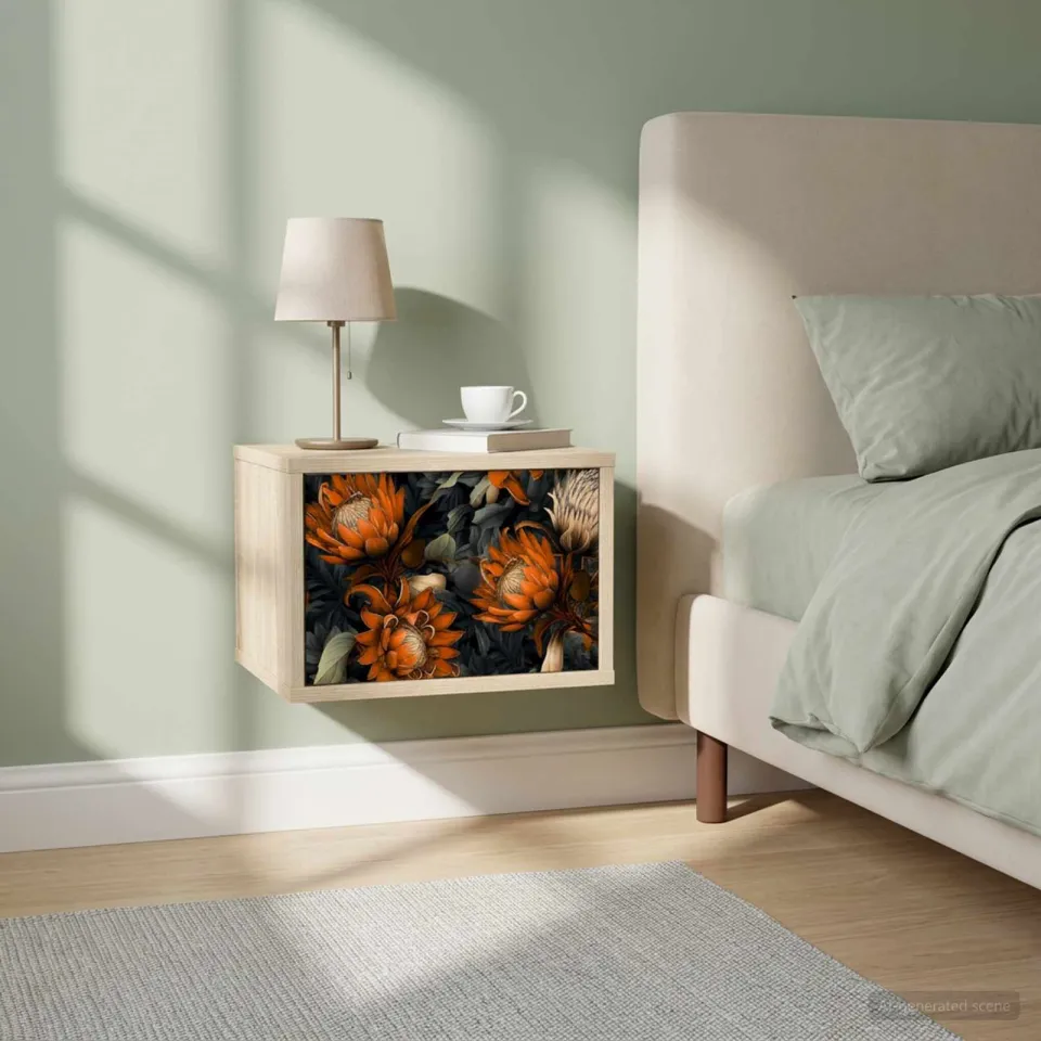 vidaXL Wandkastje LOCHEM 2 st Sonoma Eiken 36 x 33 x 25 cm Bruin