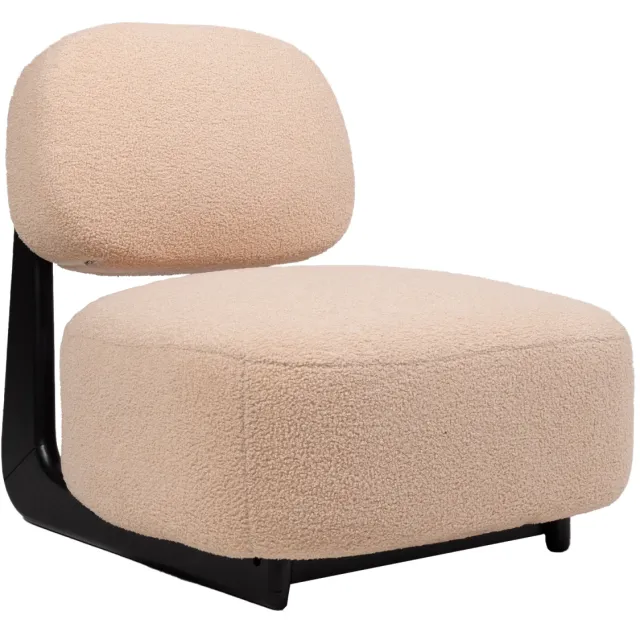 Kidsdepot kinderfauteuil Baran - wit Creme