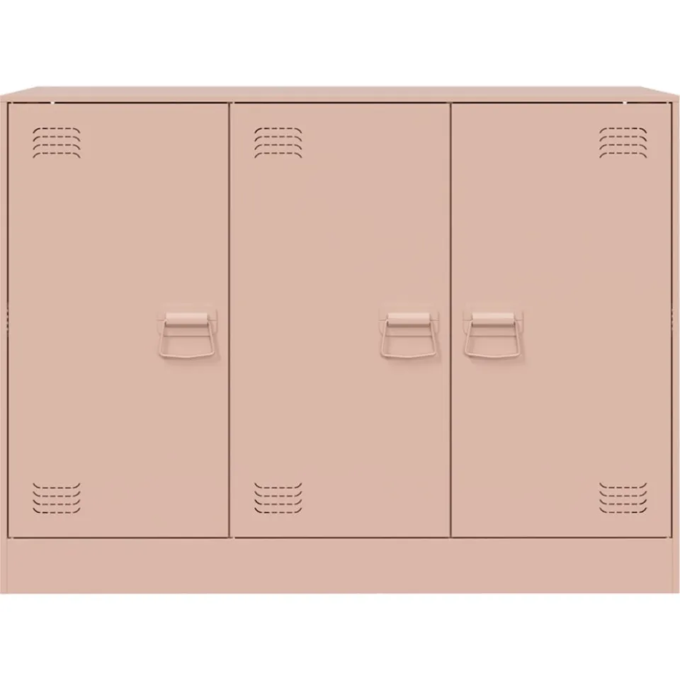 vidaXL Dressoir 99x39x73 cm staal roze, foto 4