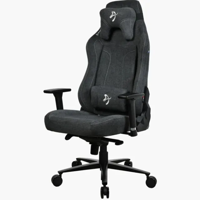 Arozzi Vernazza XL Soft Fabric gamestoel donkergrijs