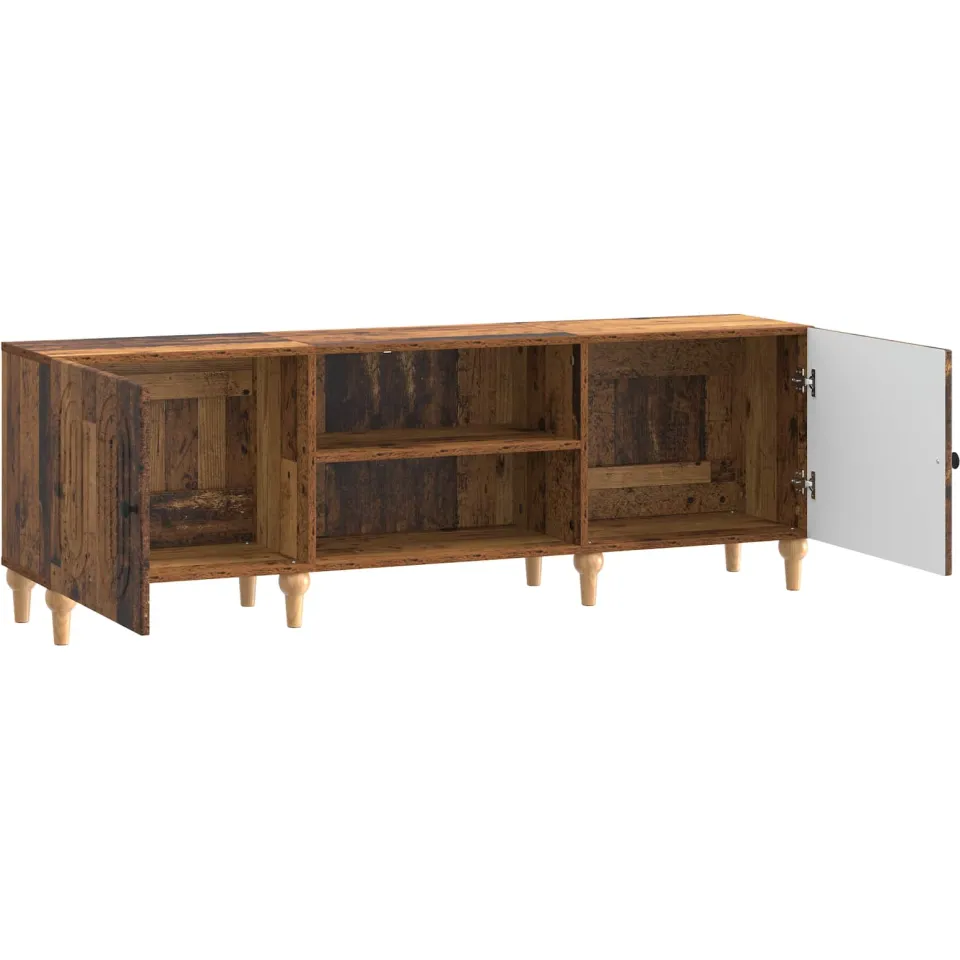 vidaXL TV-kast 150 x 31 x 50 cm Oud hout Bewerkt hout bruin, foto 4