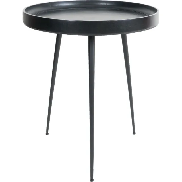 Home67 Salontafel Sarno Zwart 60 x 60 cm - Rond - Industrieel