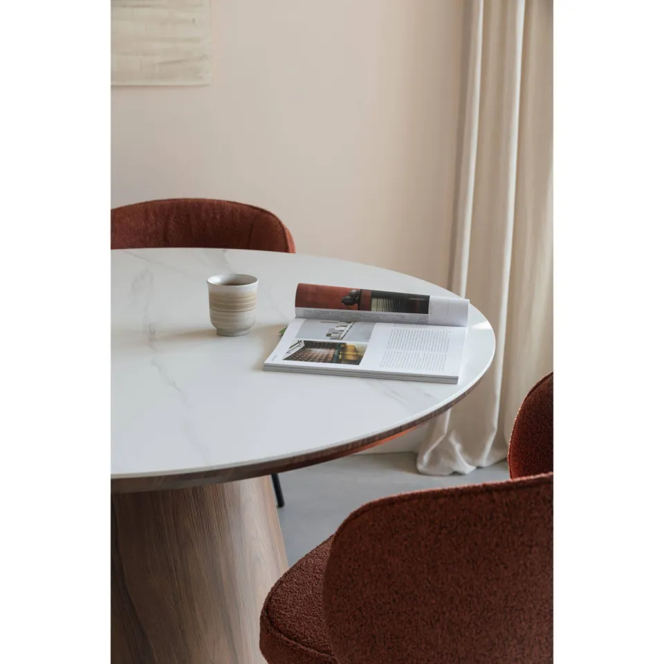 Housecraft Living eetkamertafel Almira bruin, foto 4