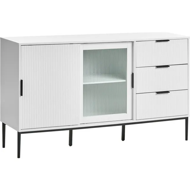 Beliani LEDUC - 2-deurs dressoir - Wit - MDF