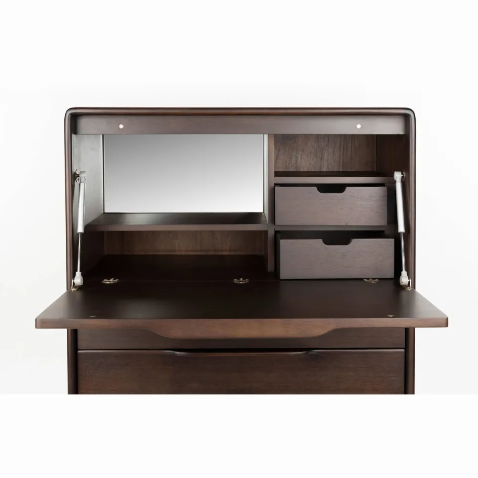 Dutchbone Elroy Ladekast Laag 120 cm Walnootkleur Bruin, foto 6