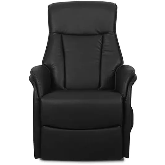 relaxfauteuil Francine zwart, foto 2