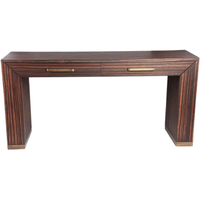 PTMD Bijzettafel Tiess - Bruin - 165x45x81cm