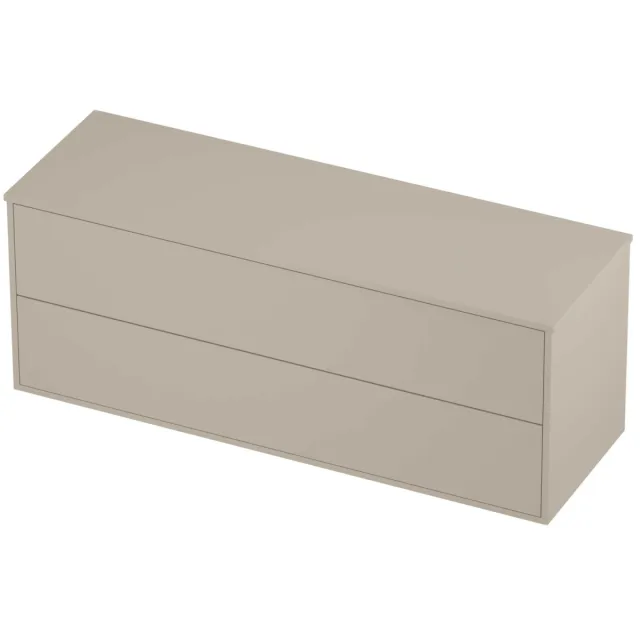 Proline Deck Badmeubelset Voor Grepen Symmetrisch Kader 140x46x54 cm Soft Linen Beige