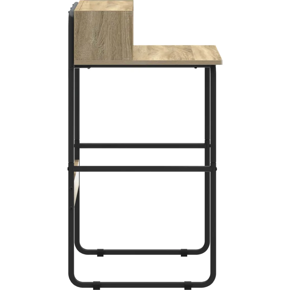 vidaXL Bureau met opbergruimte Sonoma Eiken 60 x 50 x 91 cm, foto 4