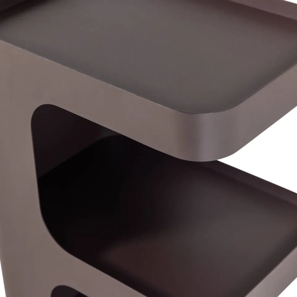 WOOOD Vire bijzettafel donkerbruin, foto 6
