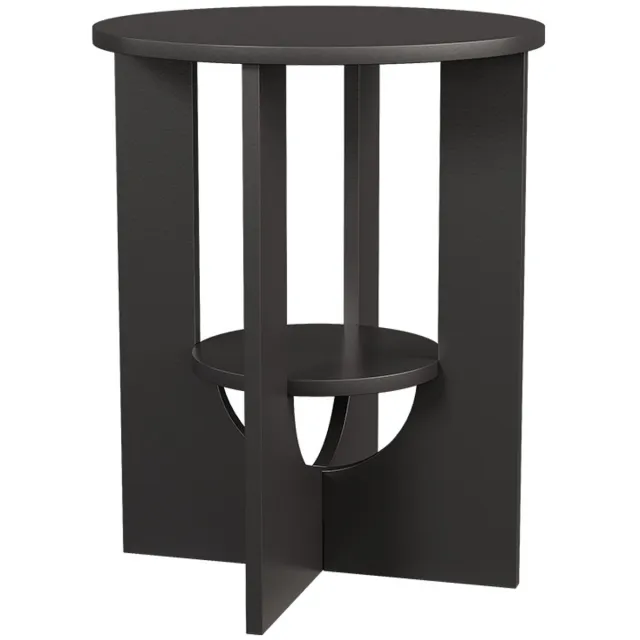 Vicco Vareo Salontafel – 40 x 40 cm Zwart