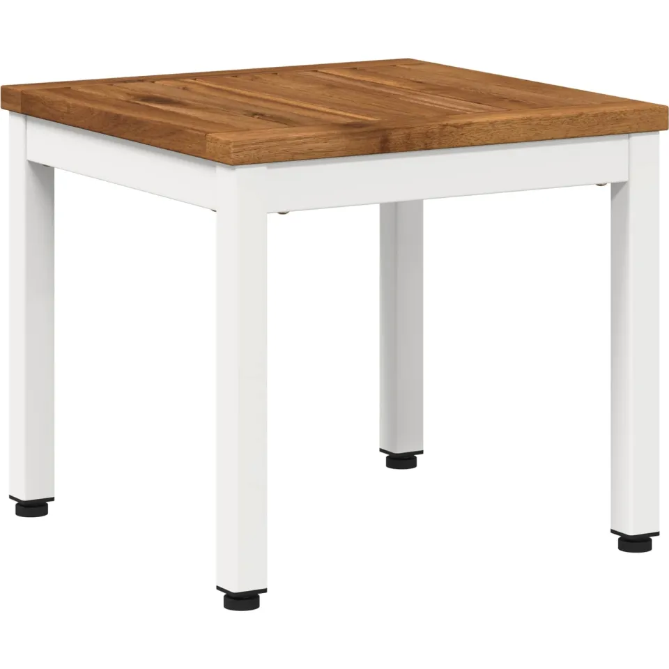 vidaXL Salontafel NAARDEN Natuurlijk en Wit 40 x 40,5 x 36 cm, foto 3