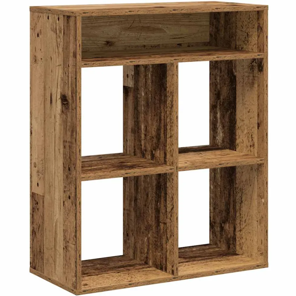vidaXL Boekenkast 66x31x80 cm bewerkt hout oud houtkleurig bruin, foto 3