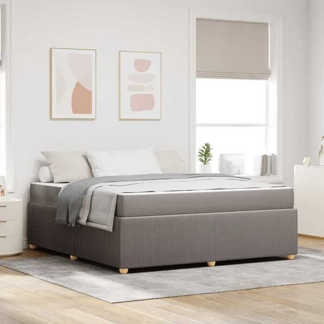 vidaXL Bedframe Taupe 180 x 200 cm Stof