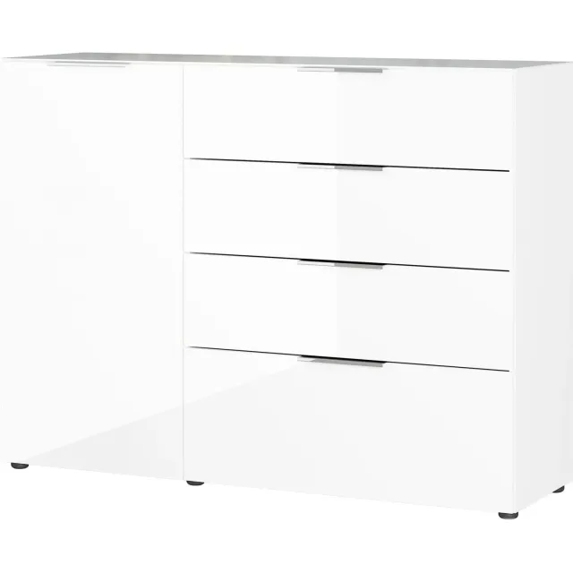 dressoir Sirmione wit Zwart