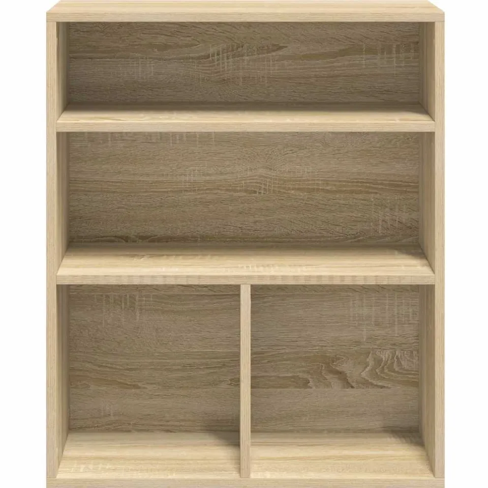 vidaXL Boekenkast 60x30x71,5 cm bewerkt hout sonoma eikenkleurig, foto 4