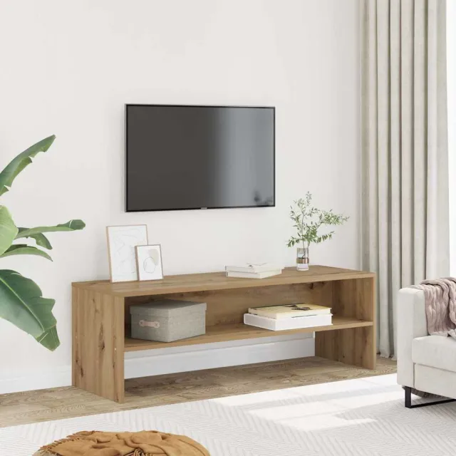 vidaXL Tv-meubel 120x40x40 cm bewerkt hout artisanaal eikenkleurig Bruin