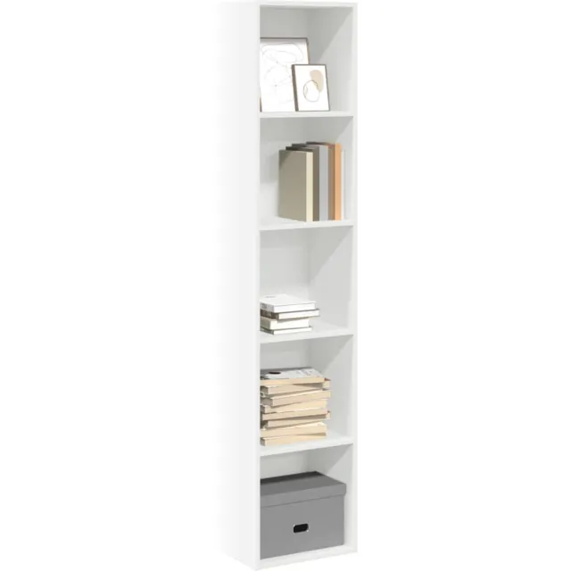 vidaXL Boekenkast 40x30x189 cm bewerkt hout wit