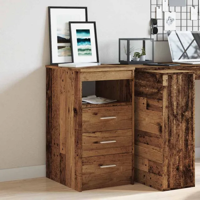 vidaXL Ladekast 40x50x76 cm bewerkt hout oud houtkleurig Bruin