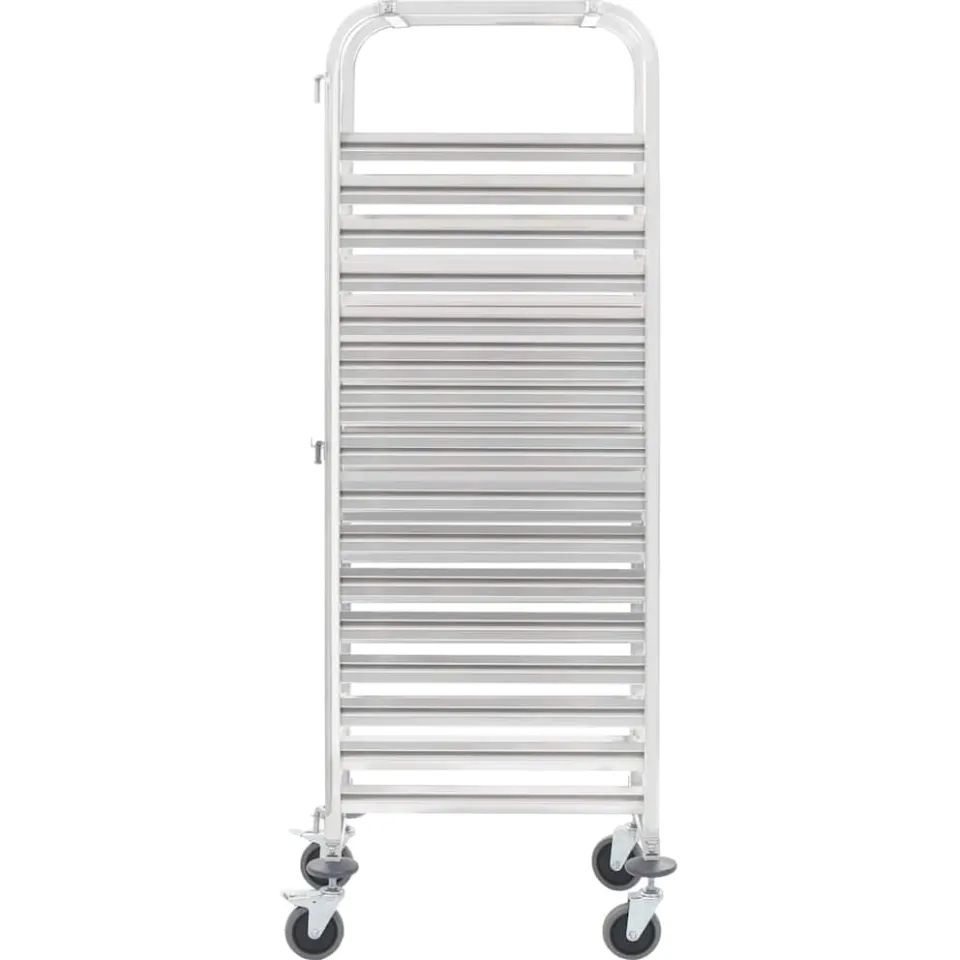vidaXL Keukentrolley 16-laags 38x55x163 cm roestvrij staal, foto 2