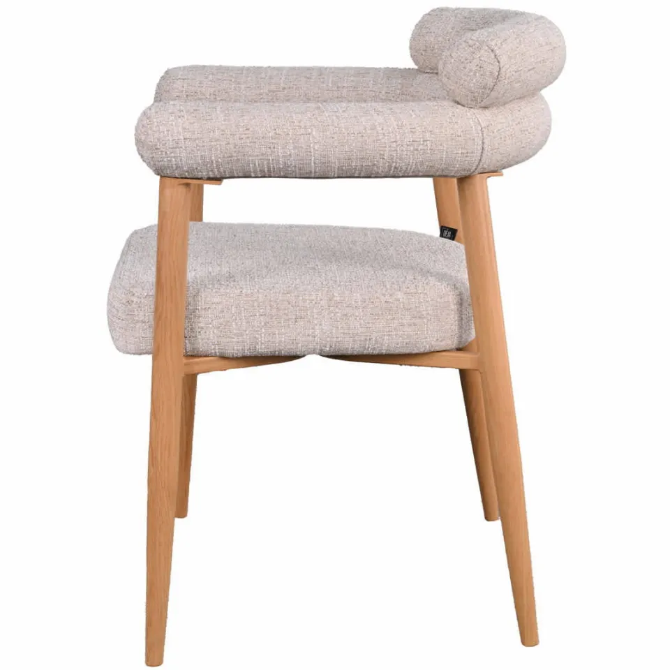 Giga Meubel Lidingö eetkamerstoel beige naturel, foto 5