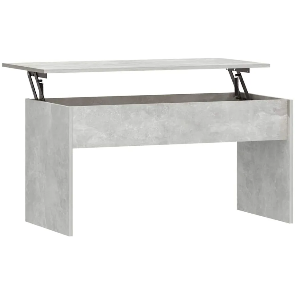 vidaXL Salontafel 102x50,5x52,5 cm bewerkt hout betongrijs