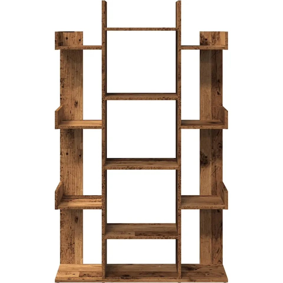 vidaXL Boekenkast 86x25,5x140 cm bewerkt hout oud houtkleurig bruin, foto 3