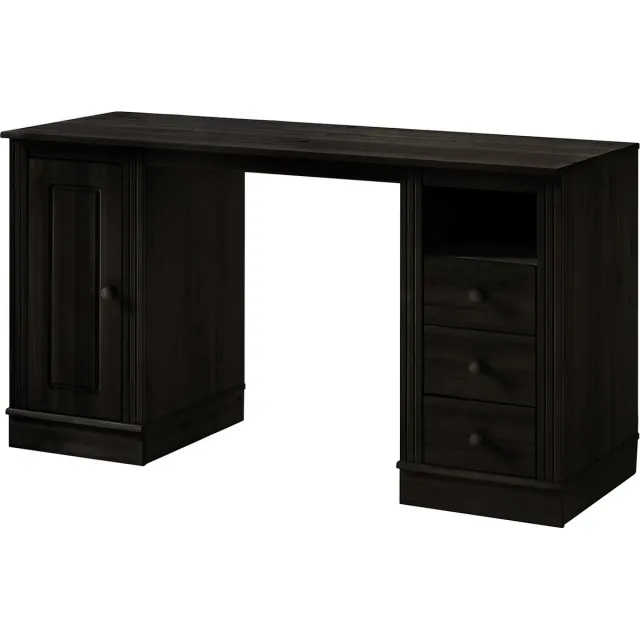 Notio Living Anita Bureau met 1 Deur, 3 Lades en Open Vak - Havana - Massief Grenenhout - 140 x 50 x 76 cm Bruin