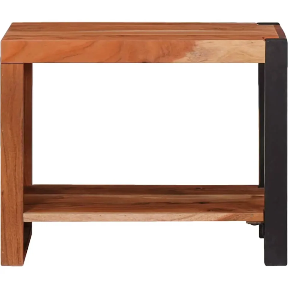 vidaXL Boekenkast Bruin 50 x 30 x 40 cm Massief Acaciahout, foto 3