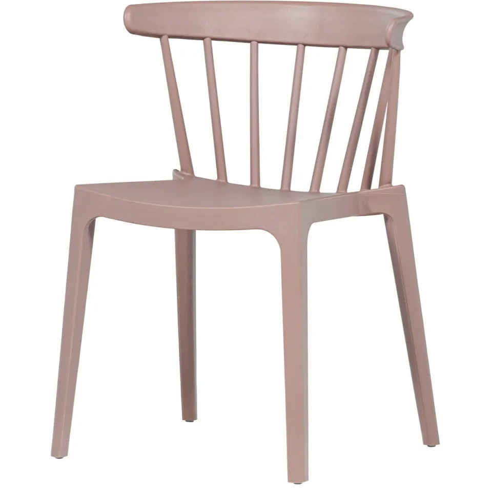 WOOOD Bliss Tuinstoelen - Kunststof - Jadegroen - Set van 2 salmon pink, foto 2