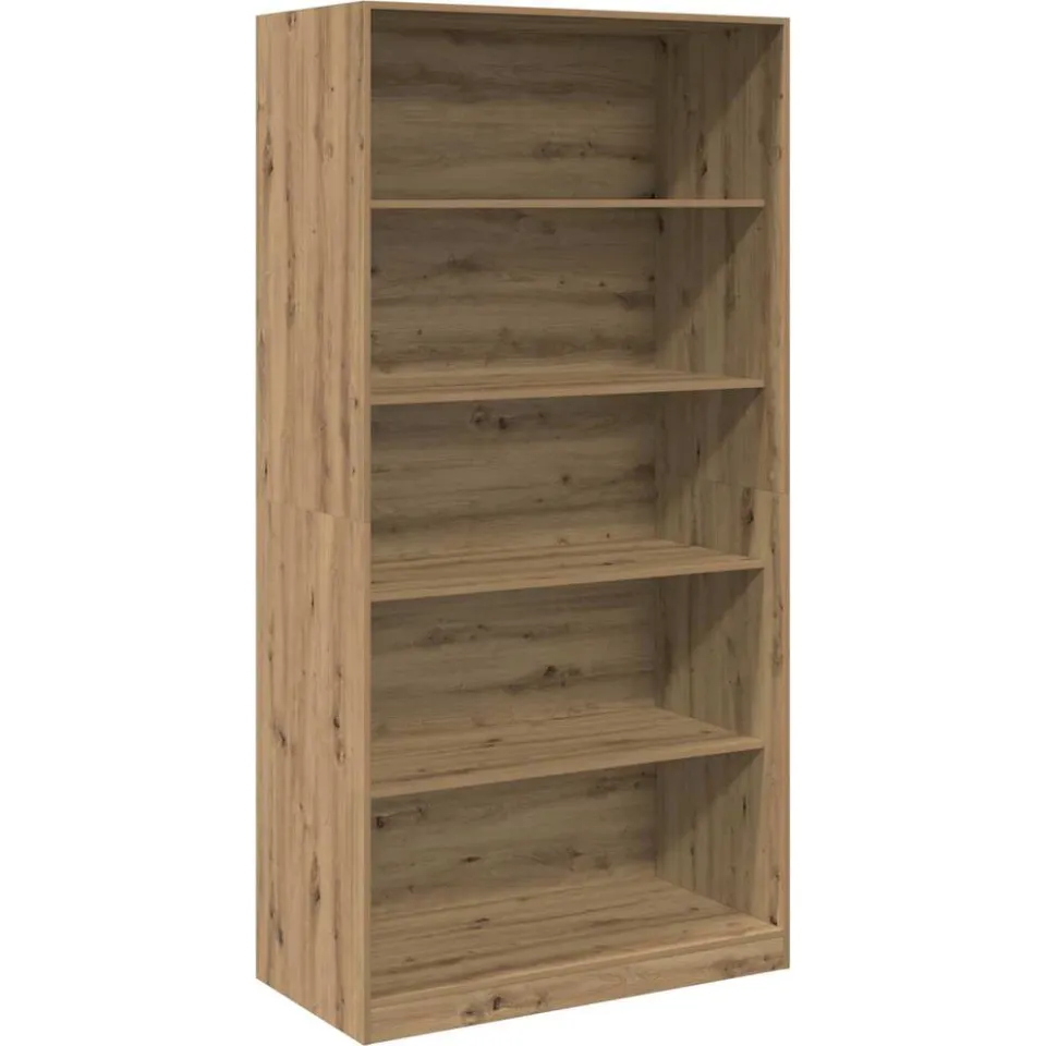 vidaXL Kledingkast 100x50x200 cm bewerkt hout artisanaal eikenkleurig, foto 3