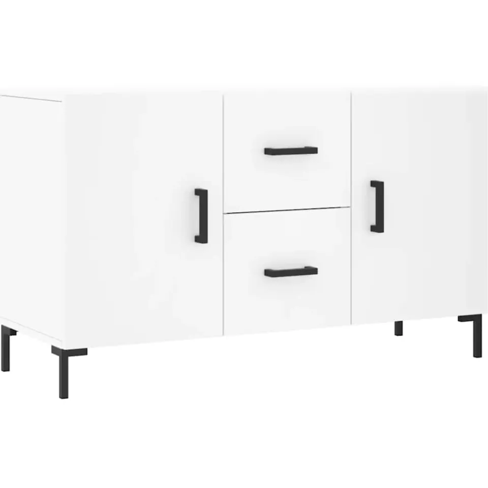 vidaXL Dressoir 100x36x60 cm bewerkt hout wit