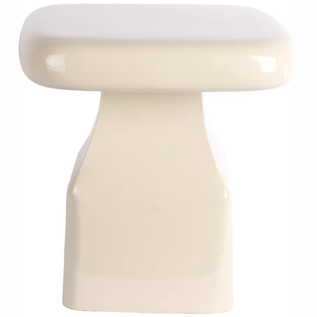 Leitmotiv Bijzettafel Cadiz - Gebroken wit - 40x40x40cm - Scandinavisch
