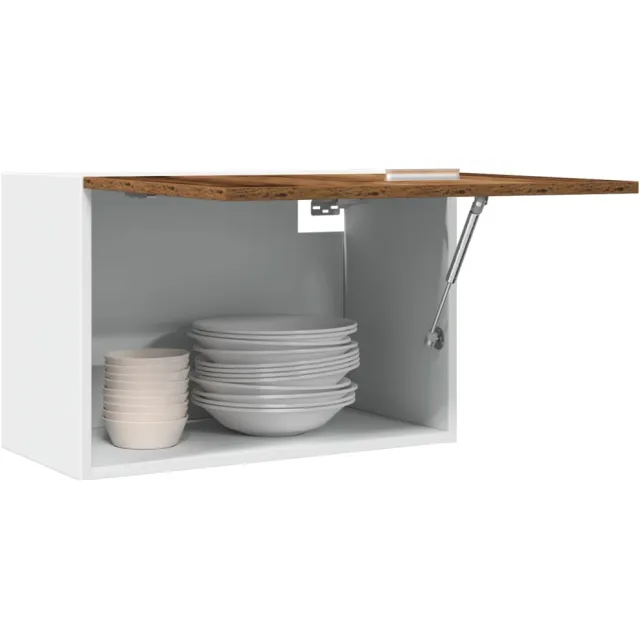 vidaXL Bovenkast Lyon 60x31x40 cm bewerkt hout oud houtkleurig Bruin