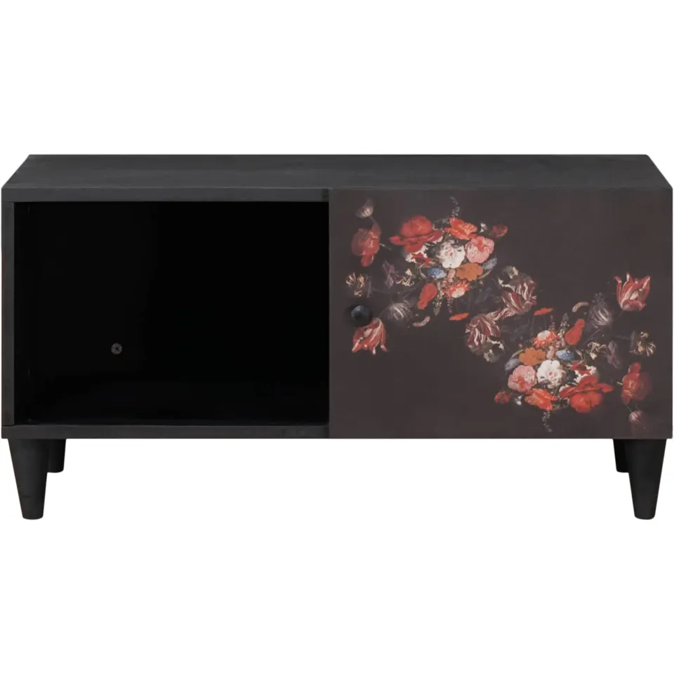 vidaXL Salontafel Multikleur 80 x 50 x 40 cm Massief Mango Hout meerkleurig, foto 3