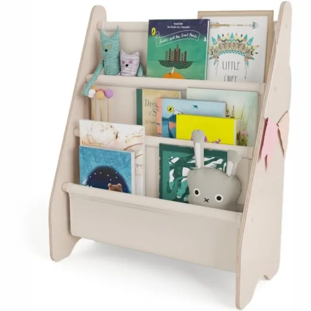 DailySupplies® Kinderboekenkast - Boekenrek Kinderkamer - Montessori Kinderkast bruin