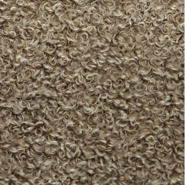 PEPP Interiors WAVE poef rechthoekig - stof Now or Never rpes 18 lichtbruin - 85x95x40 cm