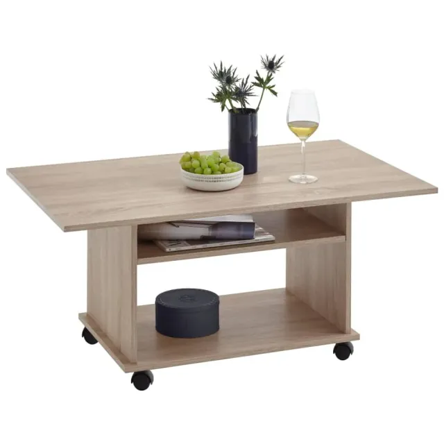 salontafel Louisiana Eiken bruin