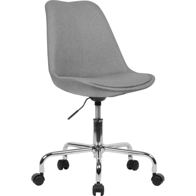 Ervesto Bureaustoel fluweel roze 52 cm breed - SPM1.431