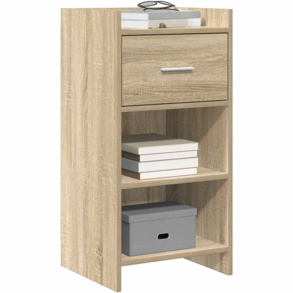 vidaXL Dressoir Sonoma Eiken 40 x 36 x 80 cm Bewerkt hout Bruin