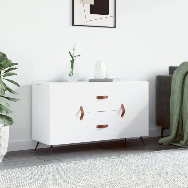 vidaXL Dressoir 100x36x60 cm bewerkt hout wit
