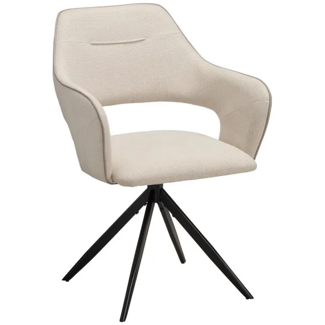 Kwantum Masone eetkamerstoel beige Champagne
