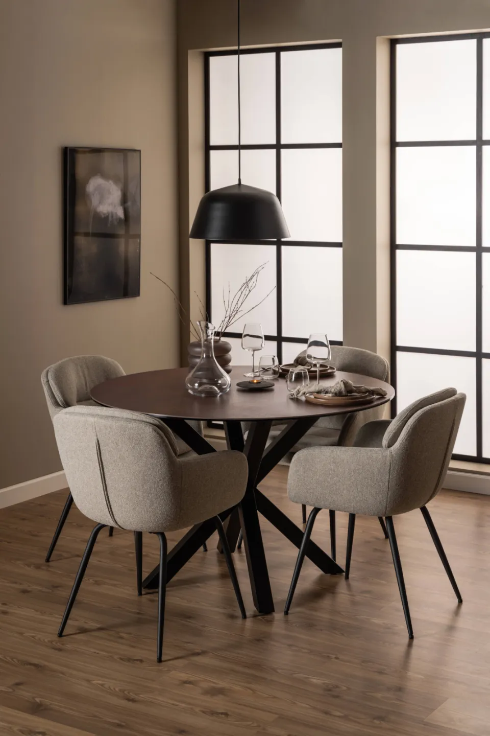 Wehkamp Home eetkamertafel Ricci bruin, foto 2
