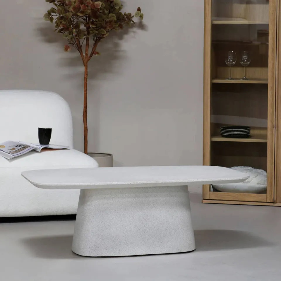 Giga Meubel Salontafel Mina - Deens Ovaal - MDF - 110cm, foto 2